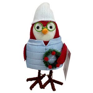 Feathery Friends  Target Bird Conifer Christmas 2024 ski Vest Beanie Glasses NEW